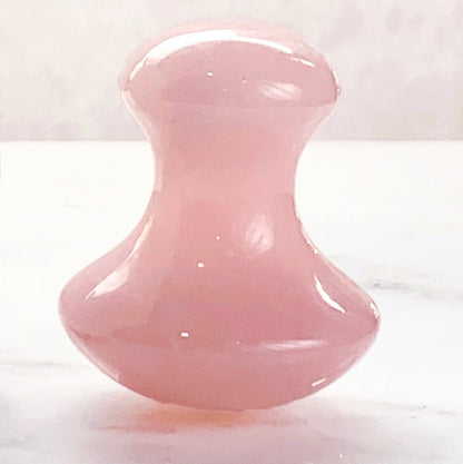 Disc de masaj cu ciuperci din cuarț roz