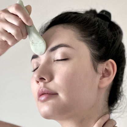Jade Bojin Gua Sha Spoon